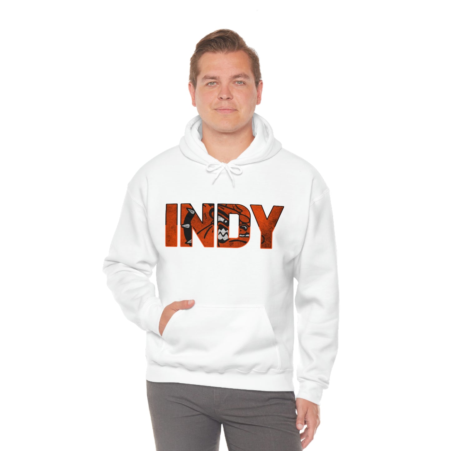 Indy with Logo - Hooded Sweatshirt