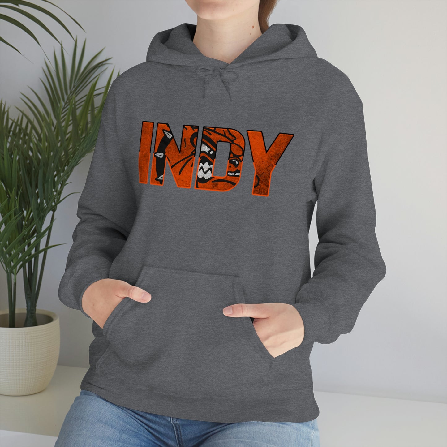Indy with Logo - Hooded Sweatshirt