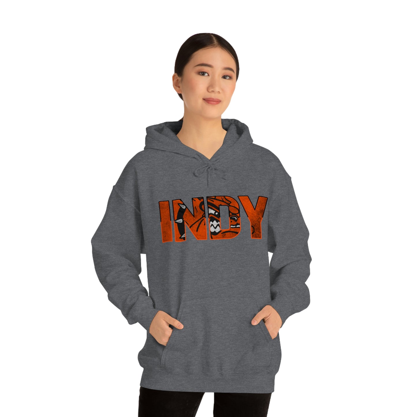 Indy with Logo - Hooded Sweatshirt