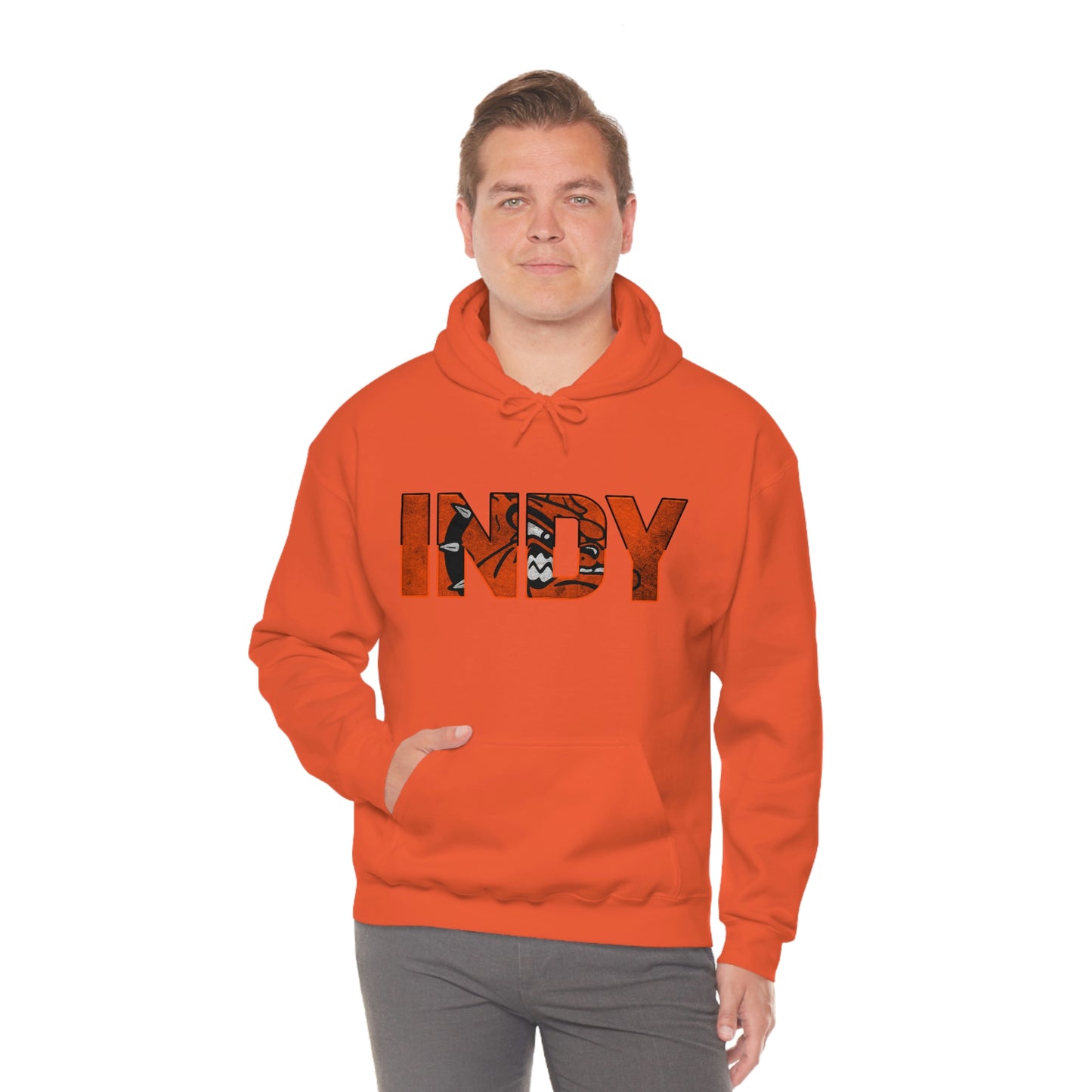 Indy with Logo - Hooded Sweatshirt