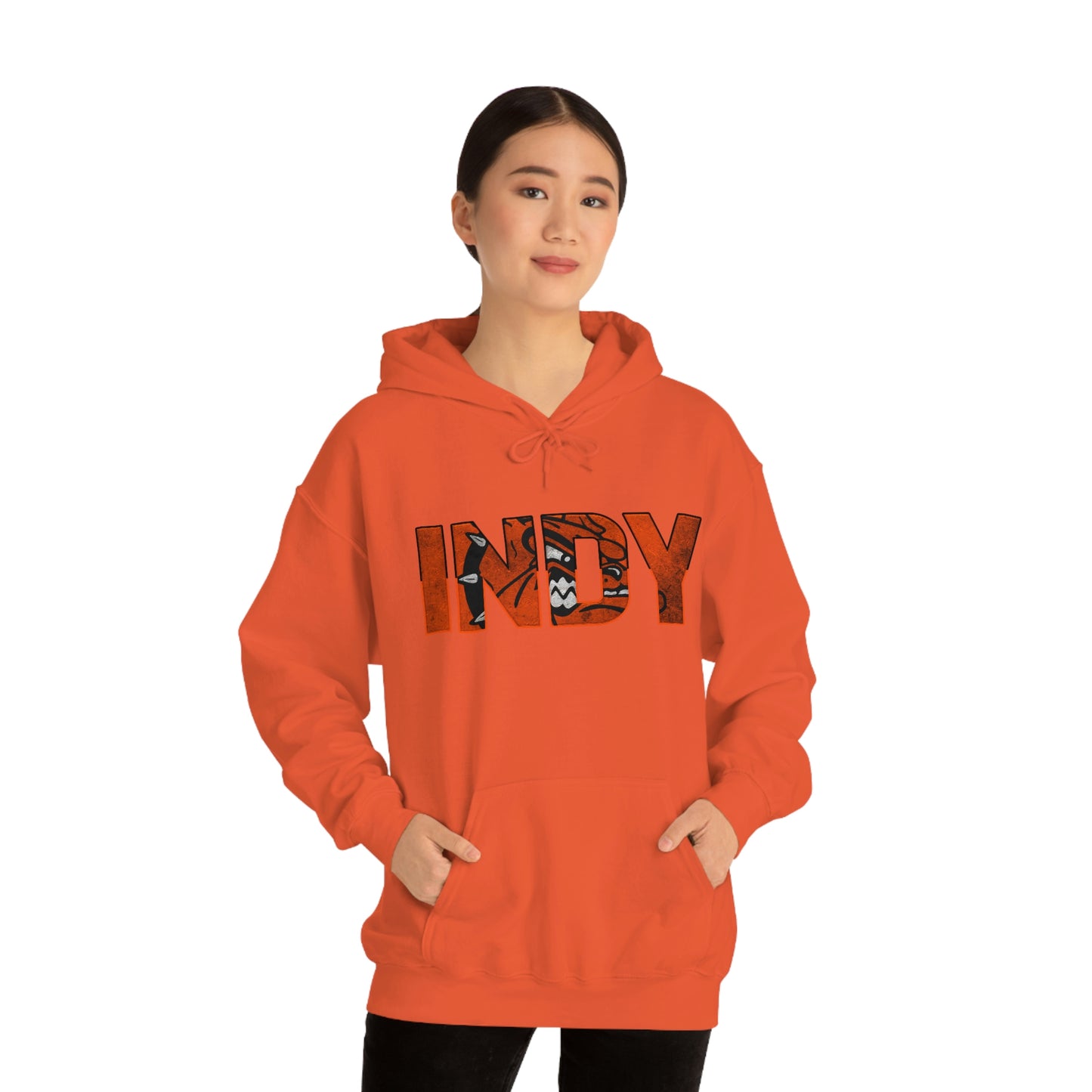 Indy with Logo - Hooded Sweatshirt