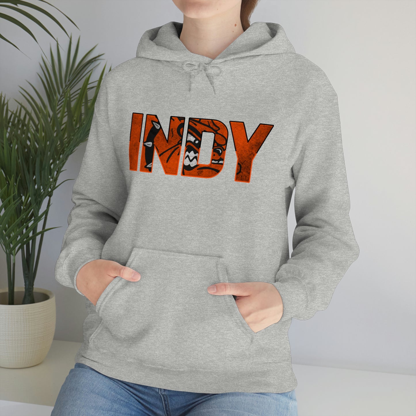 Indy with Logo - Hooded Sweatshirt