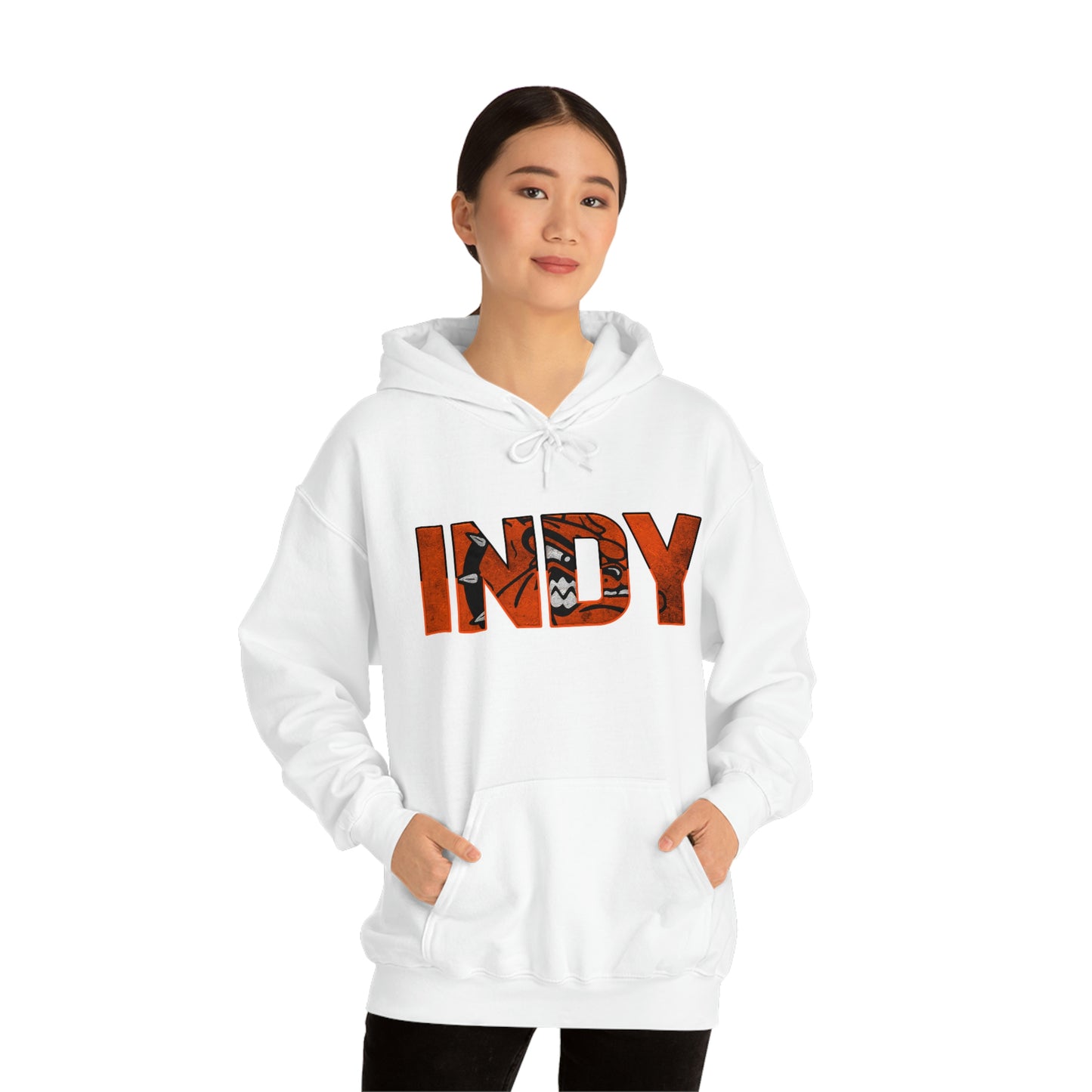 Indy with Logo - Hooded Sweatshirt