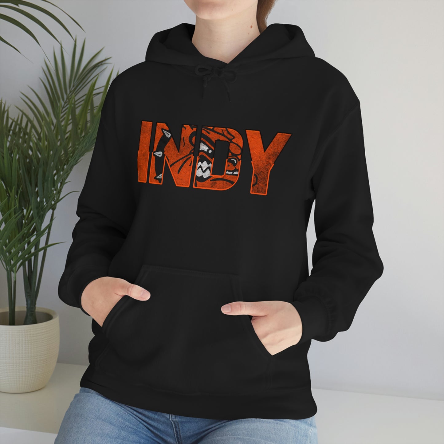 Indy with Logo - Hooded Sweatshirt