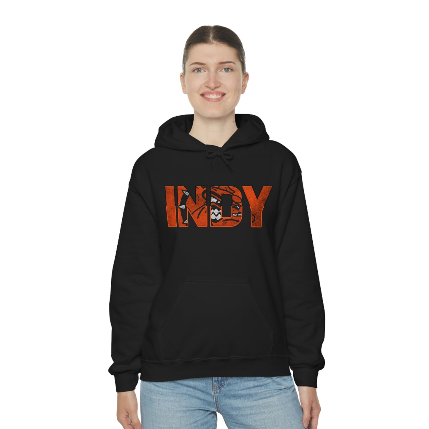Indy with Logo - Hooded Sweatshirt