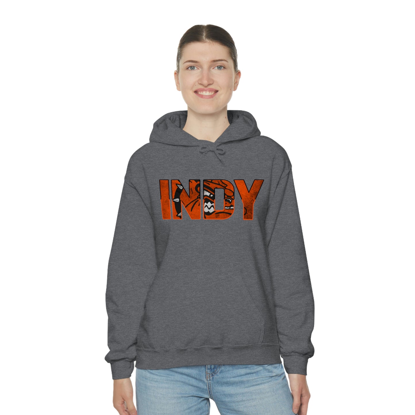 Indy with Logo - Hooded Sweatshirt