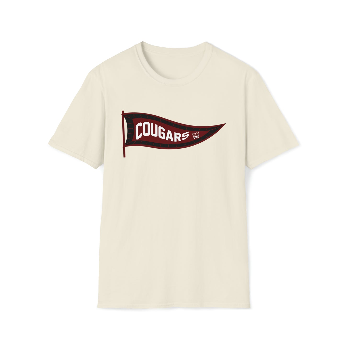 Cougar Pennant - Softstyle T-Shirt