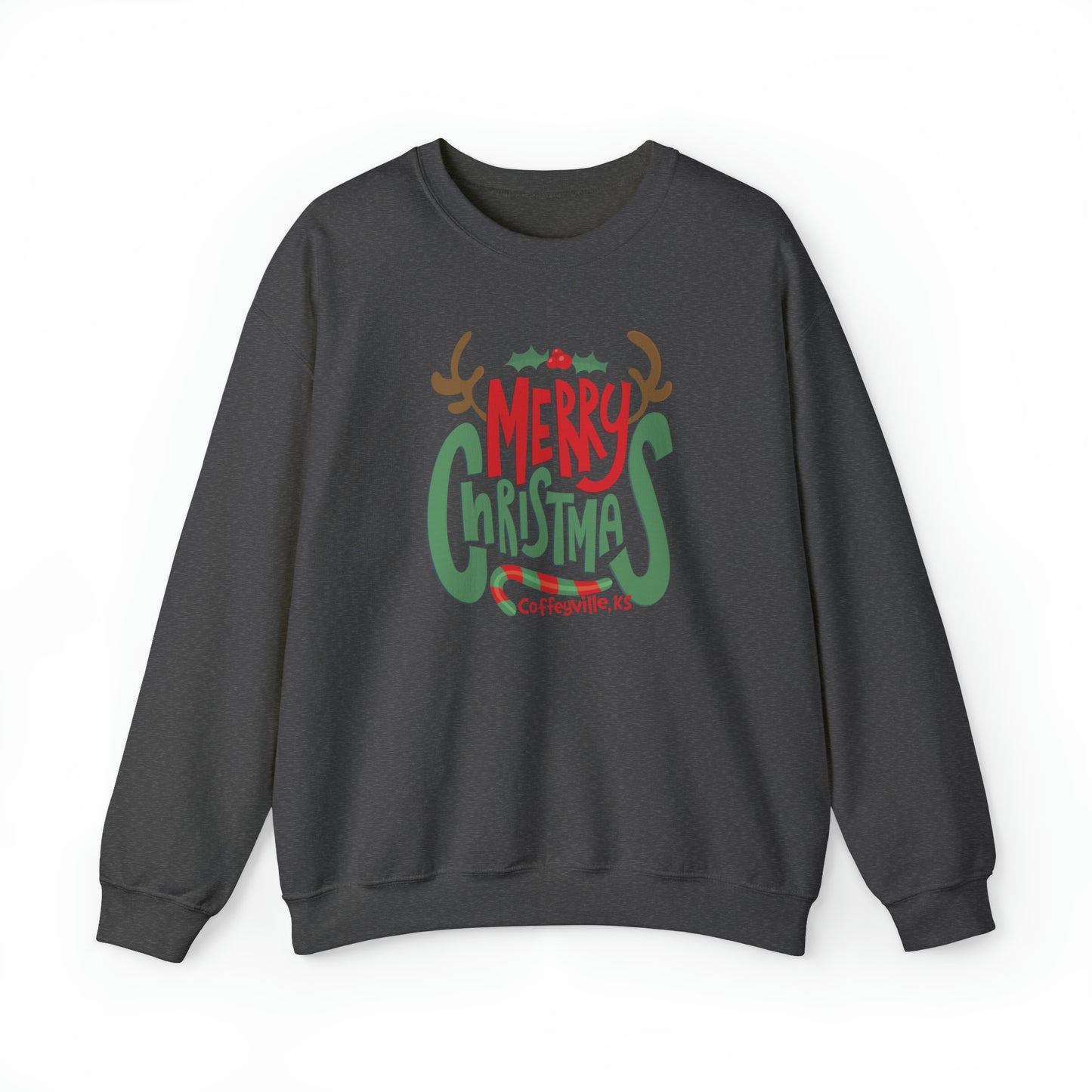 Merry Christmas Cville - Crewneck Sweatshirt