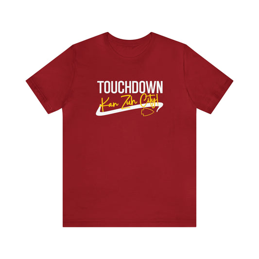 Touchdown Kan Zuh City - Bella Canvas Short Sleeve Tee