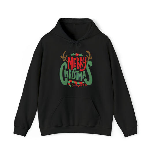 Merry Christmas Cville - Unisex Heavy Blend™ Hooded Sweatshirt