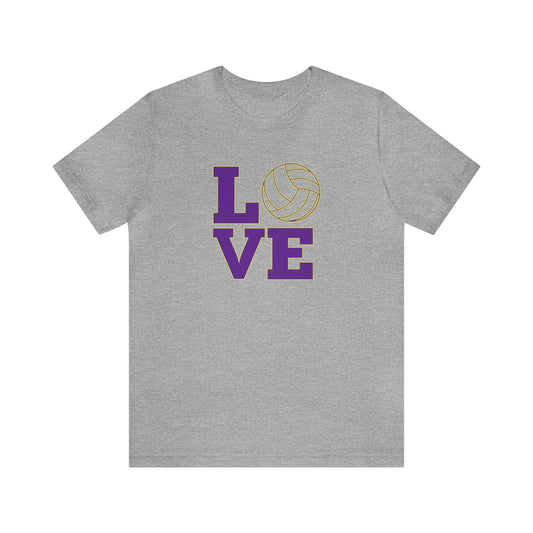 Volleyball Love - Bella Canvas Short Sleeve Tee