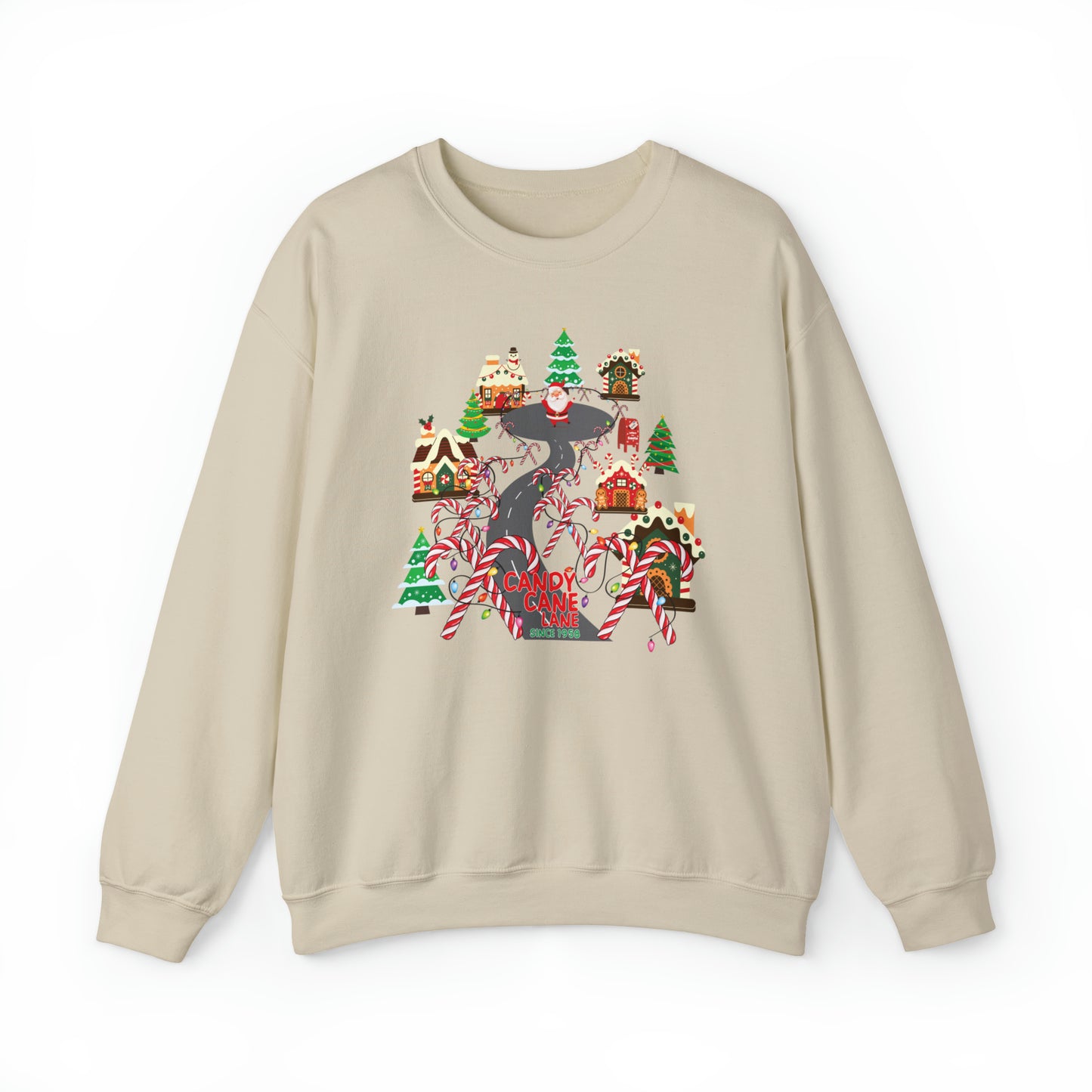 Candy Cane Lane Unisex Heavy Blend™ Crewneck Sweatshirt