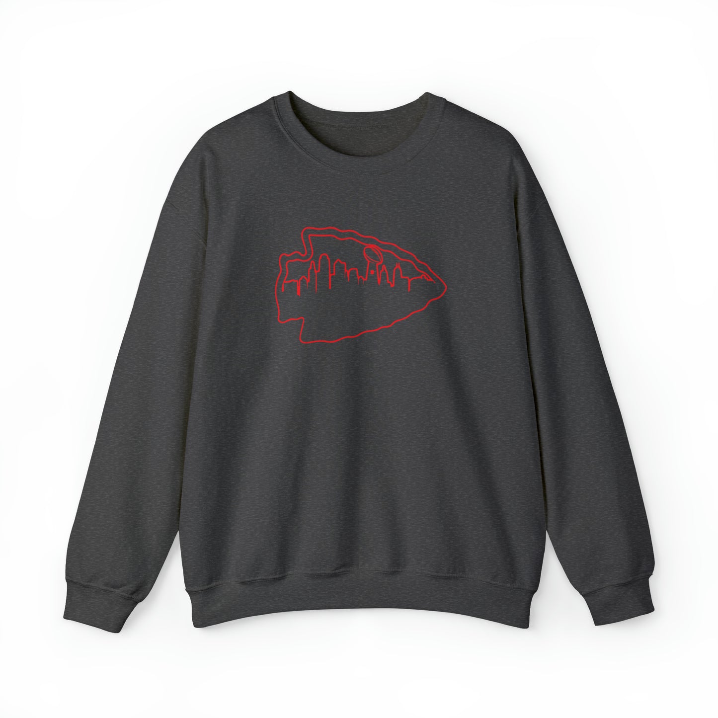 Kansas City Skyline - Crewneck Sweatshirt