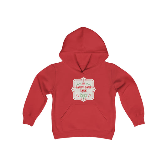 Candy Cane Lane 2- Youth Heavy Blend Hooded Sweatshirt