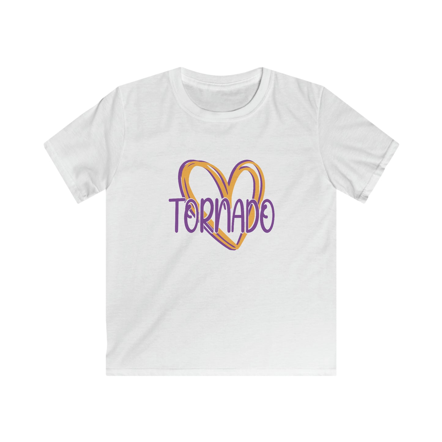 Tornado Heart - Kids Softstyle Tee