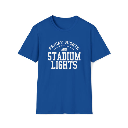Friday Nights and Stadium Lights (Cherryvale) - Unisex Softstyle T-Shirt