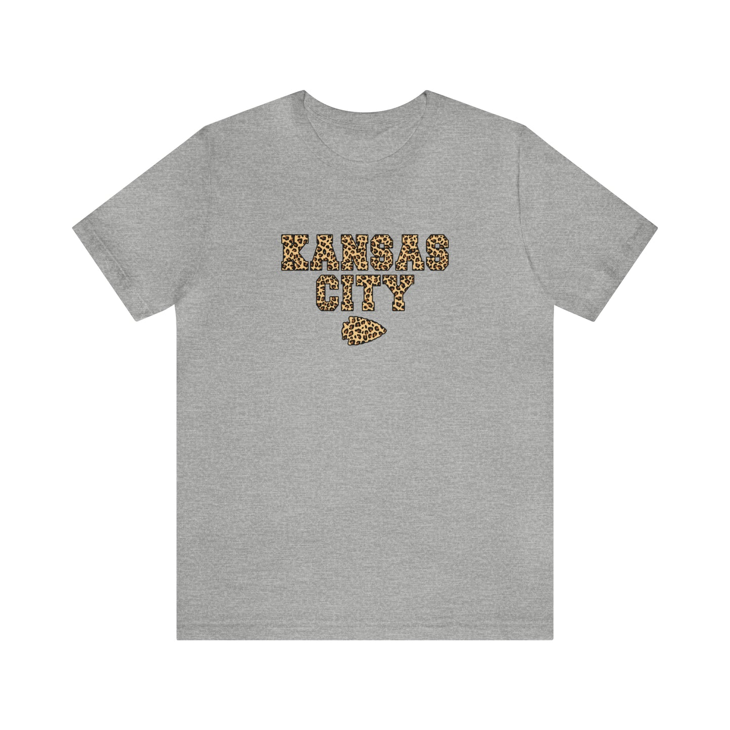 Kansas City Leopard - Bella Canvas Short Sleeve Tee