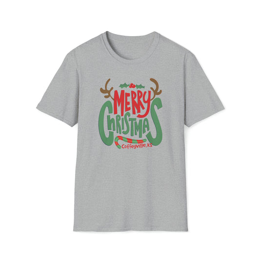 Merry Christmas Cville - Gildan Unisex Softstyle T-Shirt