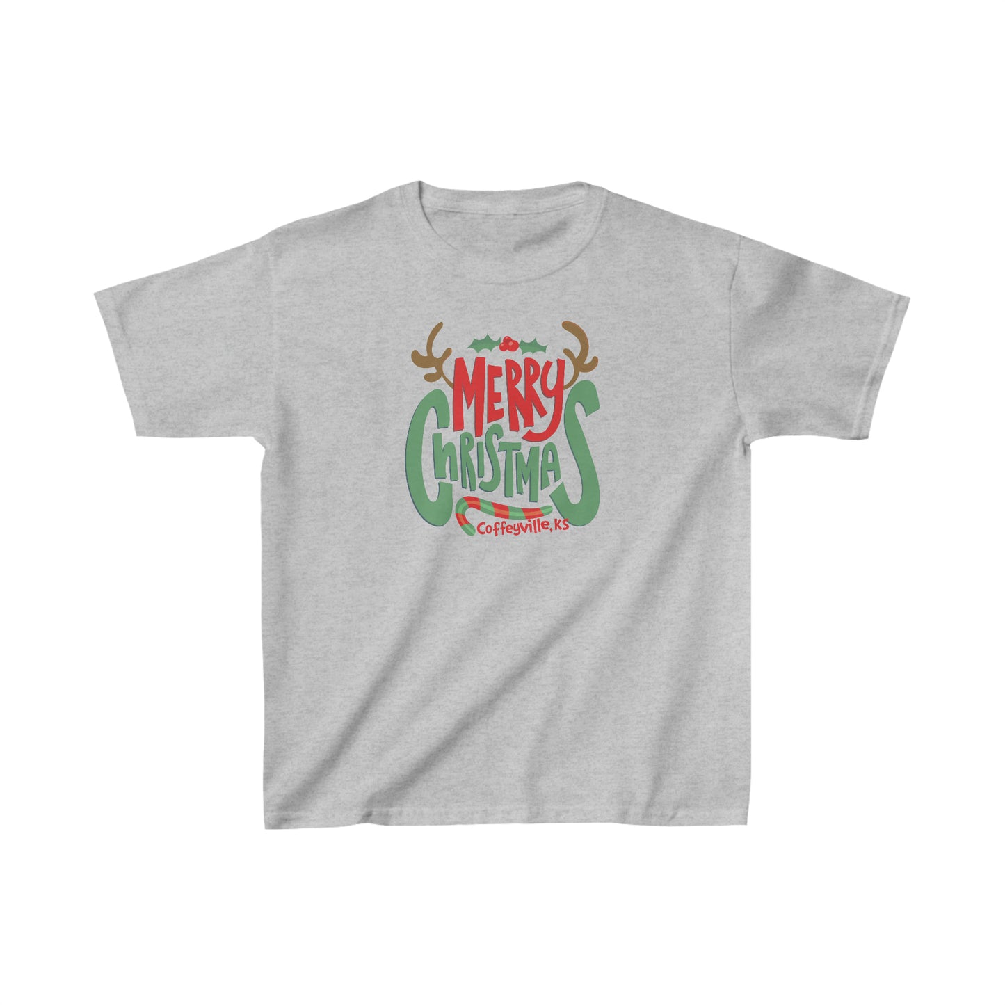 Merry Christmas Cville - Kids Heavy Cotton™ Tee