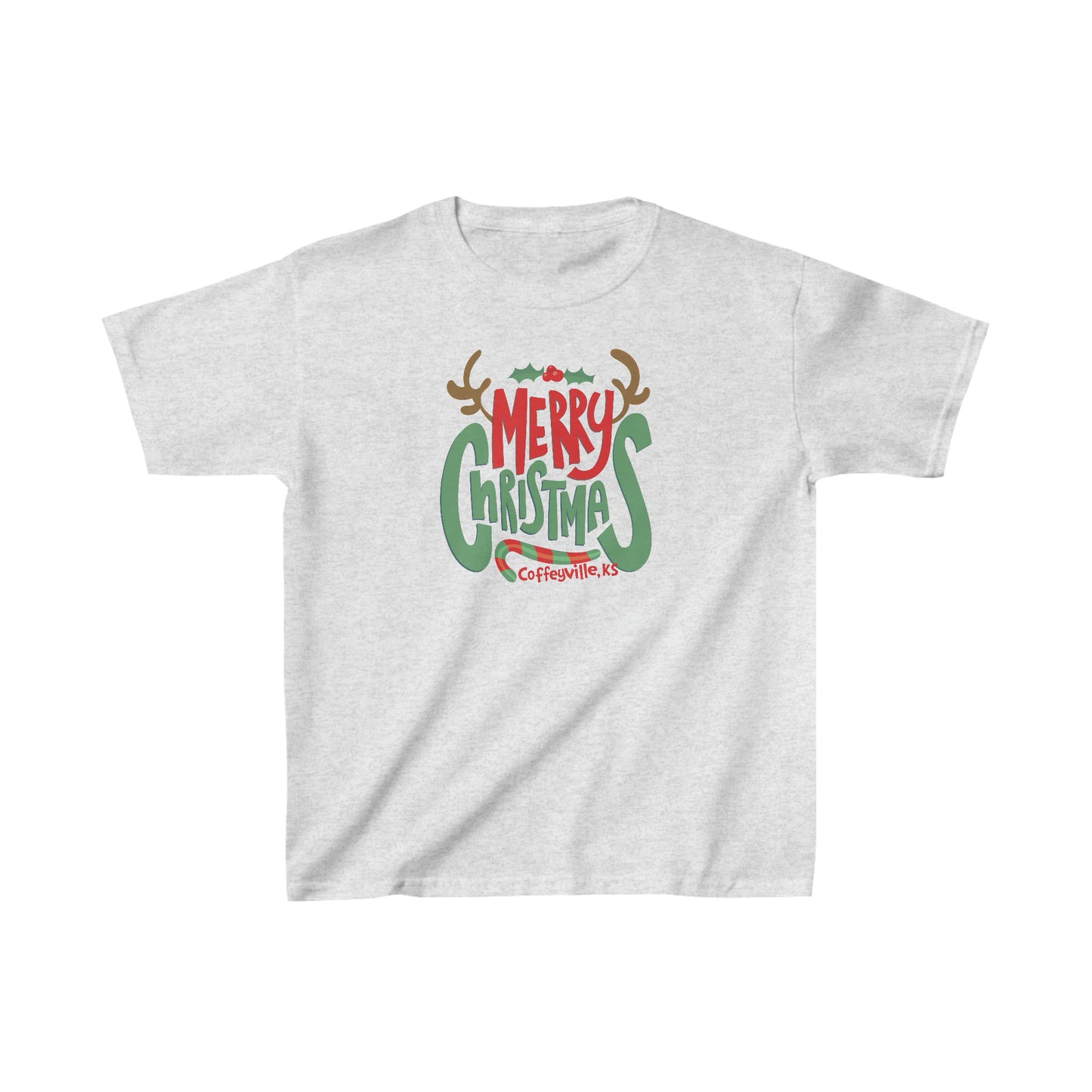 Merry Christmas Cville - Kids Heavy Cotton™ Tee