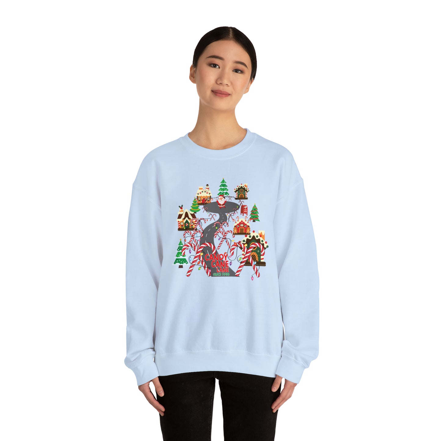 Candy Cane Lane Unisex Heavy Blend™ Crewneck Sweatshirt