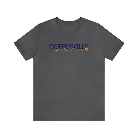 Coffeyville Golden Tornado - Bella + Canvas Unisex Jersey Short Sleeve Tee