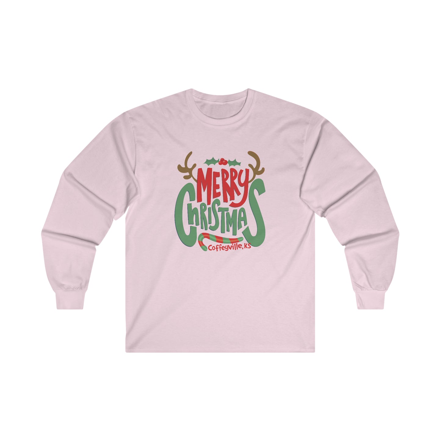 Merry Christmas Cville -  Long Sleeve Tee