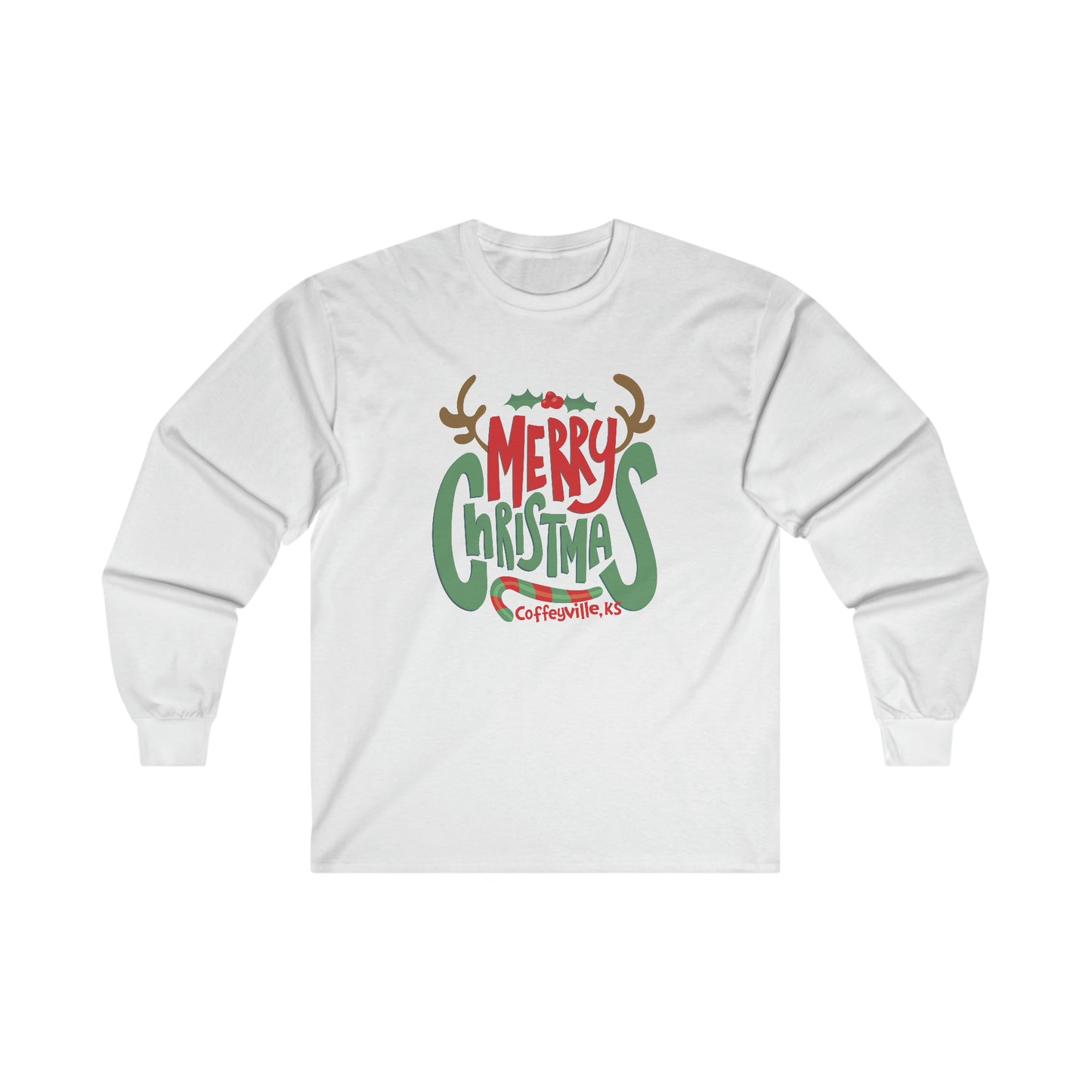 Merry Christmas Cville -  Long Sleeve Tee