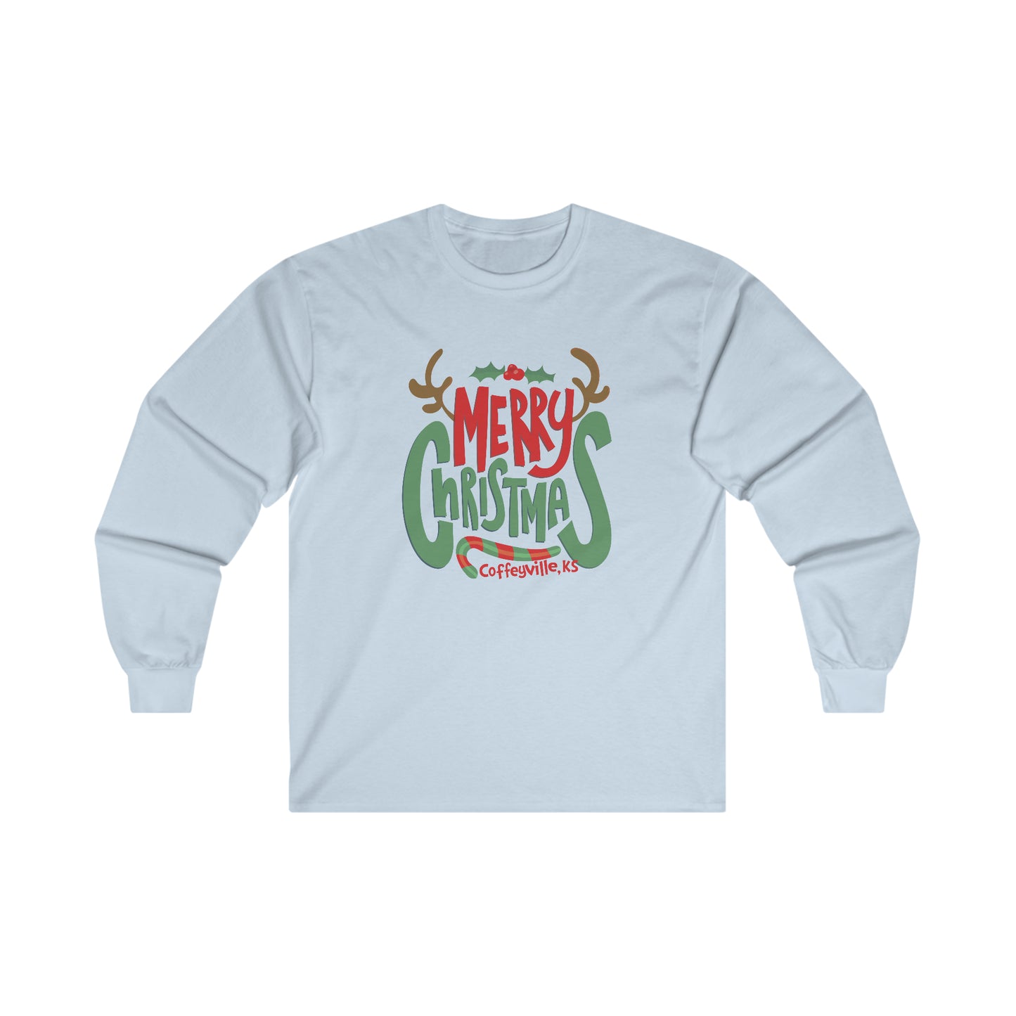 Merry Christmas Cville -  Long Sleeve Tee