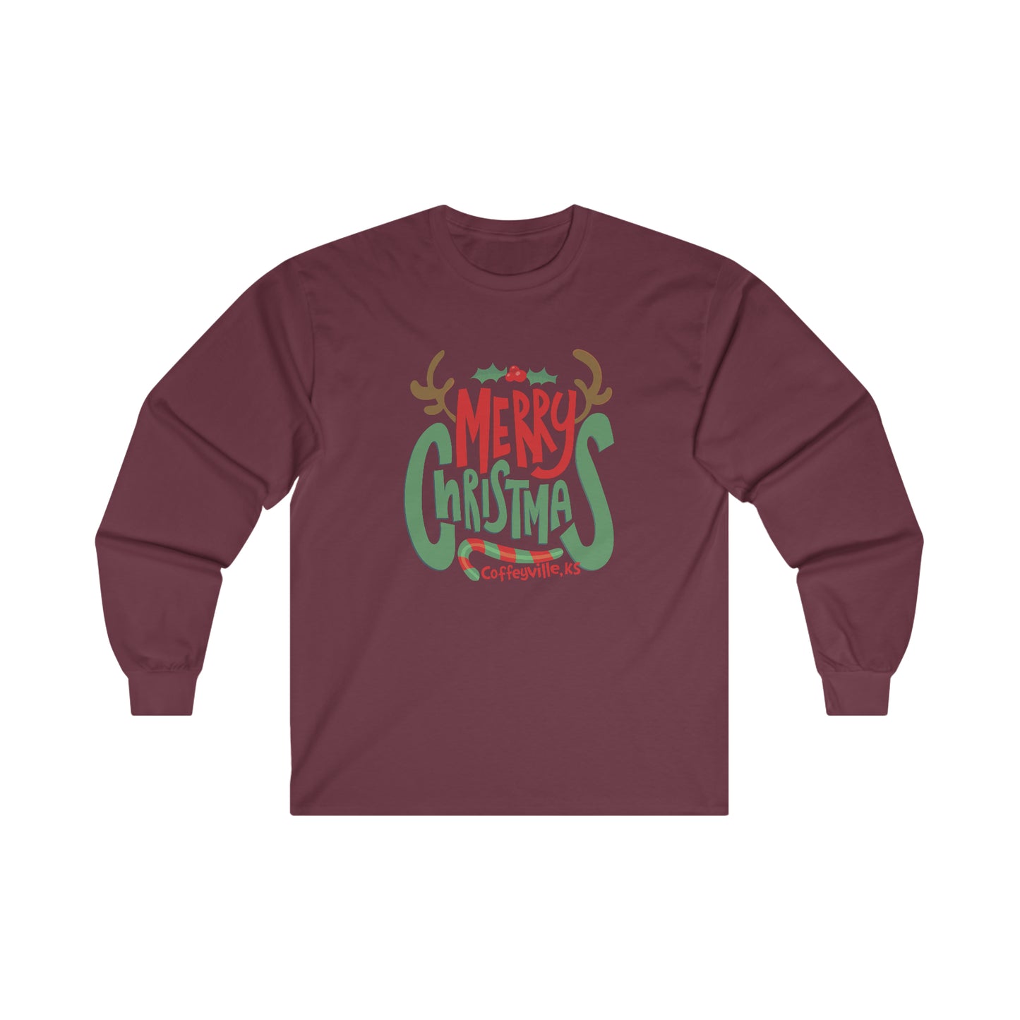 Merry Christmas Cville -  Long Sleeve Tee