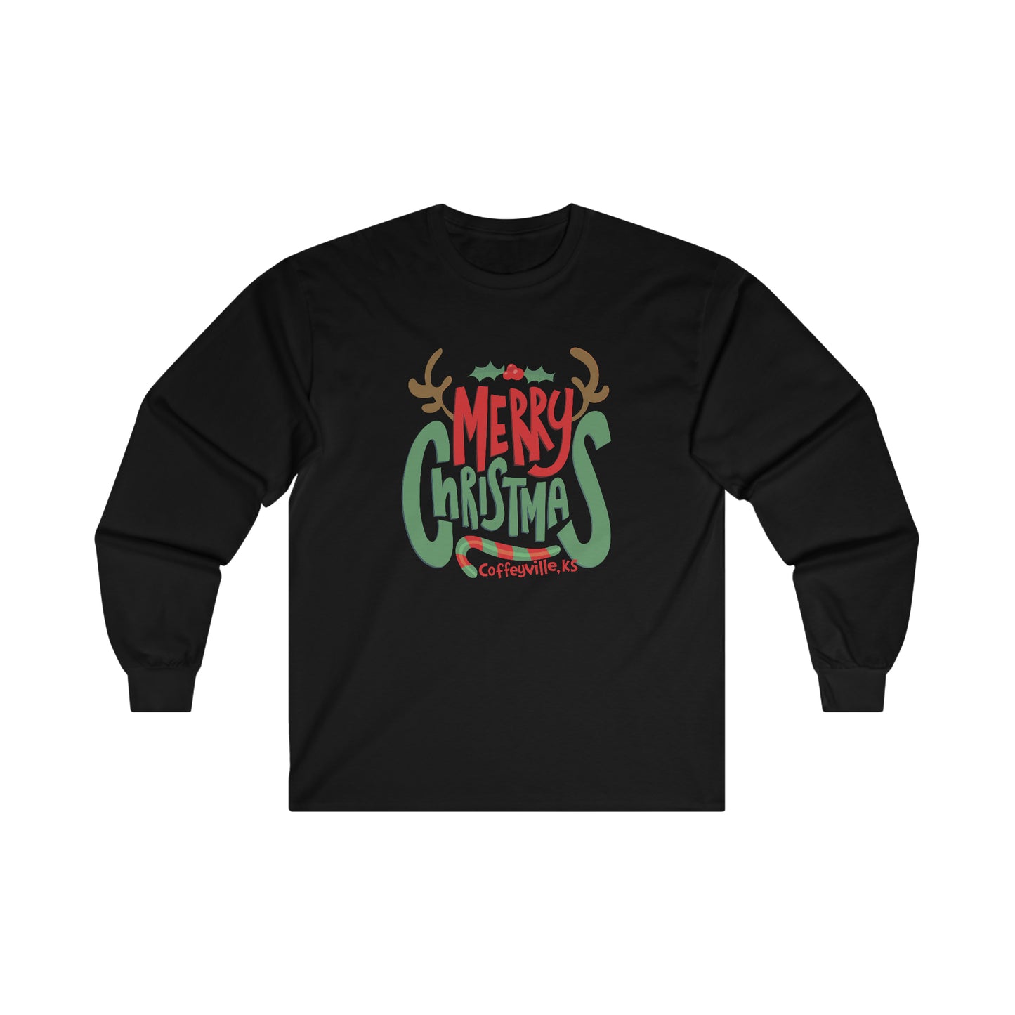 Merry Christmas Cville -  Long Sleeve Tee