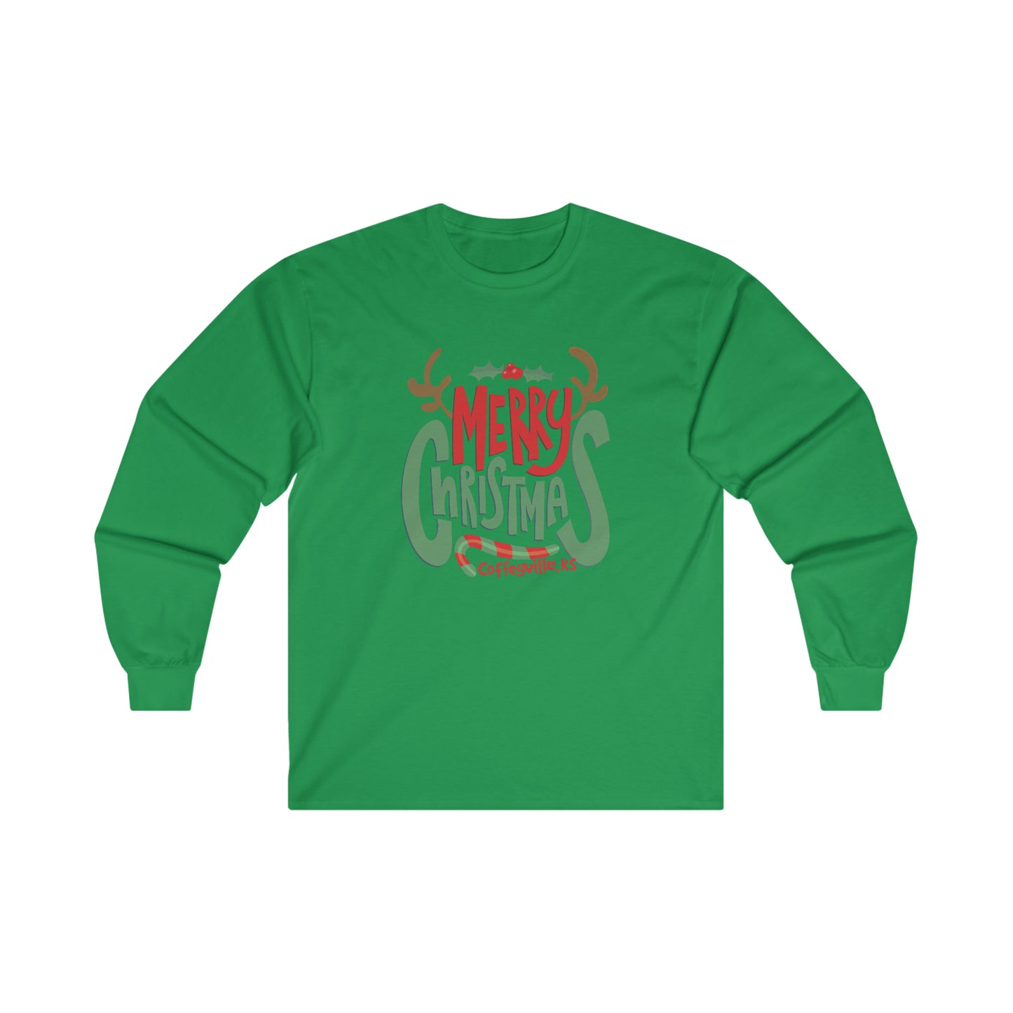 Merry Christmas Cville -  Long Sleeve Tee