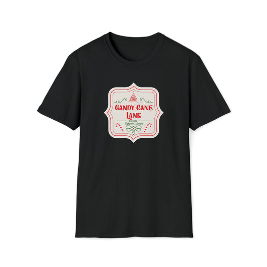 Candy Cane Lane 2 - Gildan Unisex Softstyle T-Shirt