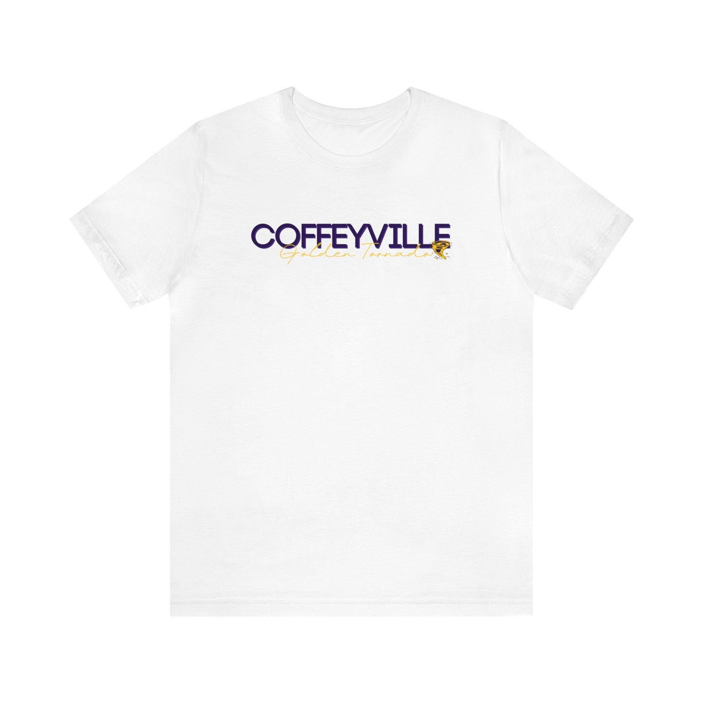 Coffeyville Golden Tornado - Bella + Canvas Unisex Jersey Short Sleeve Tee