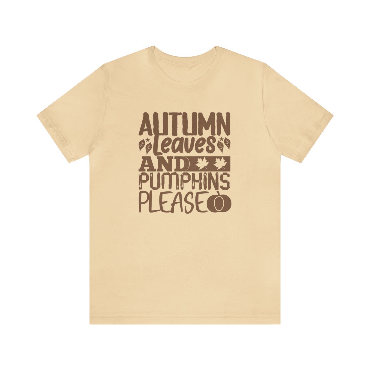 Autumn Leaves T-shirt - Bella Canvas Short Sleeve Tee