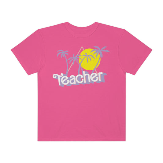 "Malibu Teacher/Barbie"  T-shirt - Comfort Colors