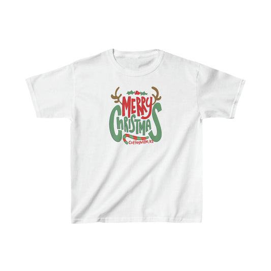 Merry Christmas Cville - Kids Heavy Cotton™ Tee