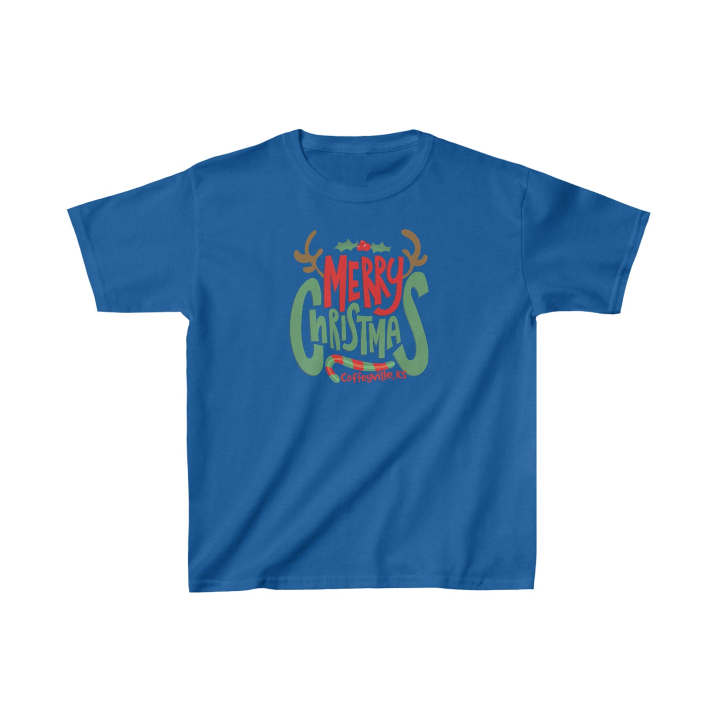 Merry Christmas Cville - Kids Heavy Cotton™ Tee