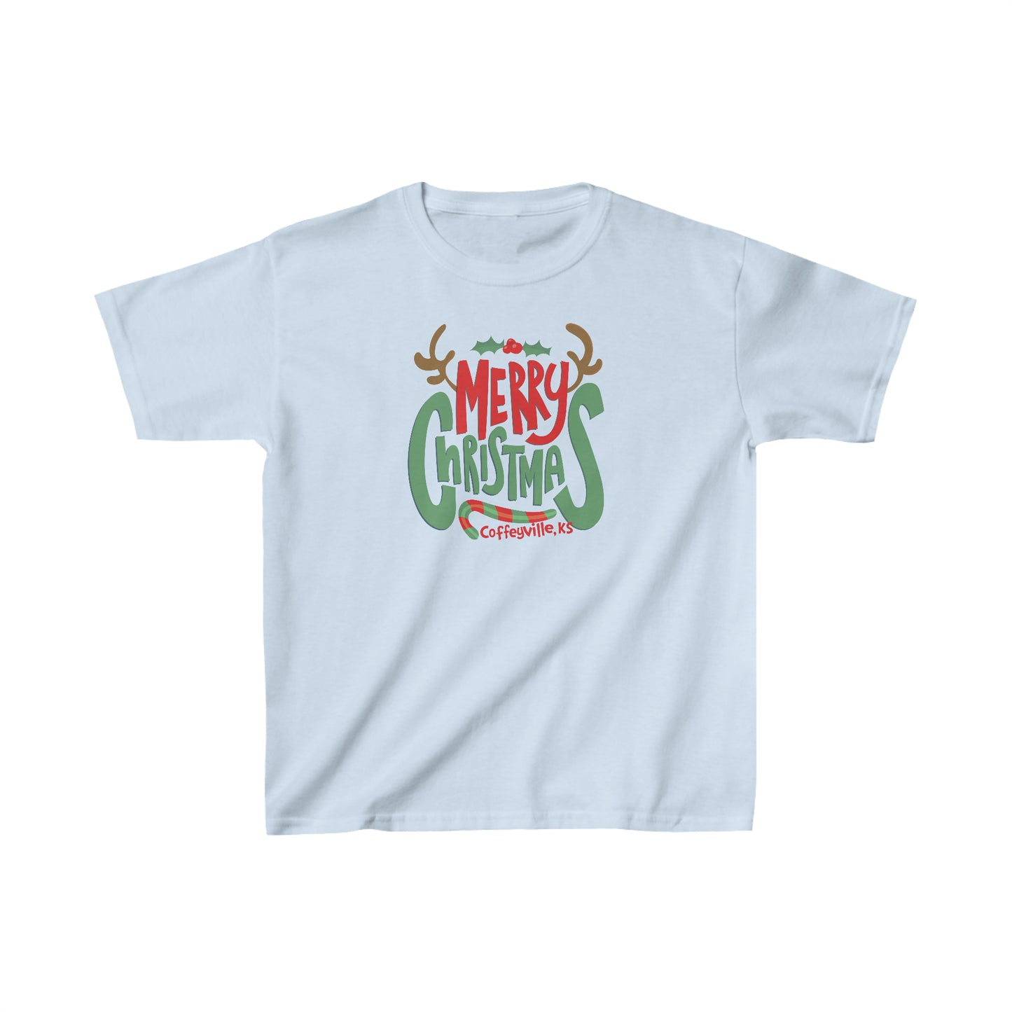 Merry Christmas Cville - Kids Heavy Cotton™ Tee