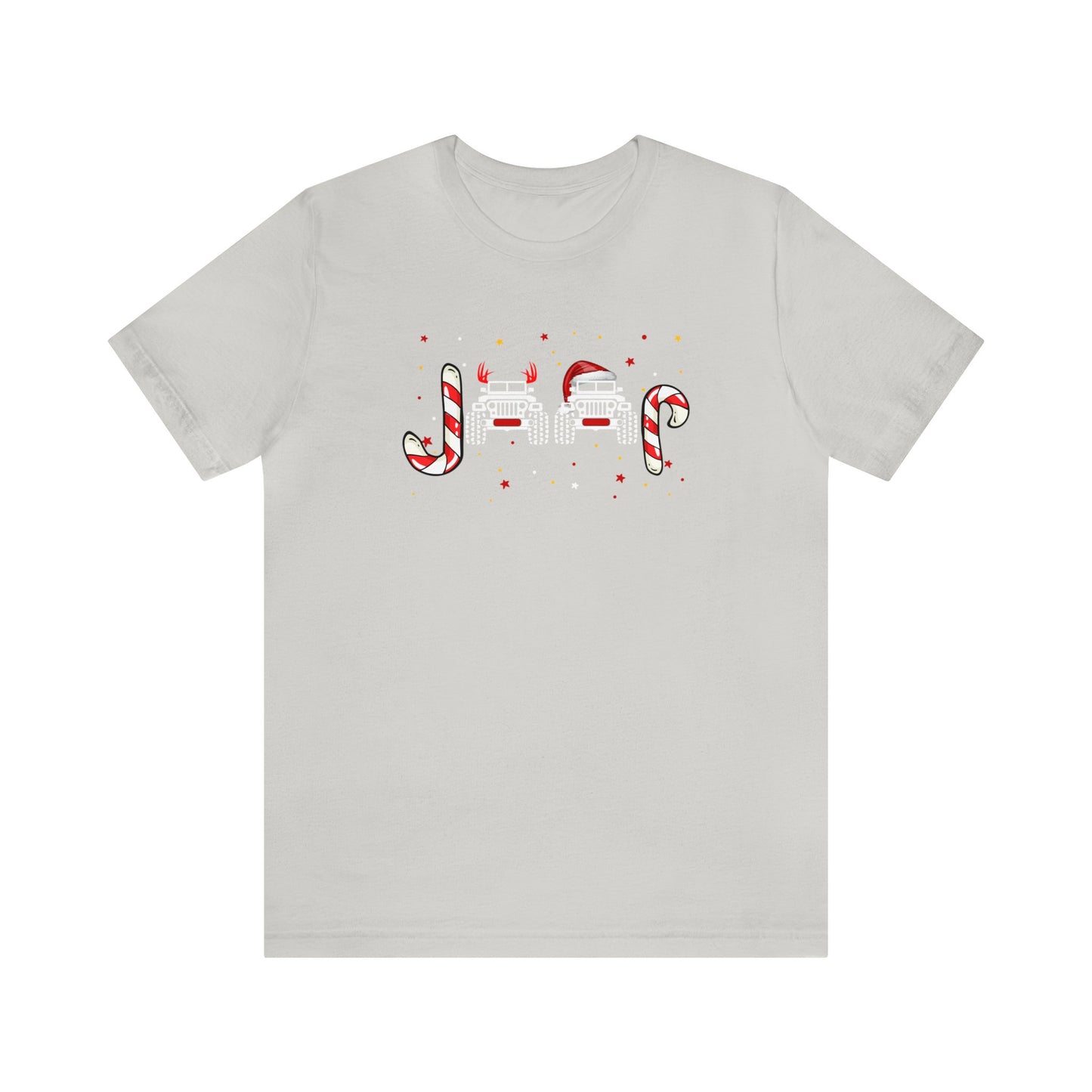 Jeep Christmas - Bella + Canvas Unisex Jersey Short Sleeve Tee