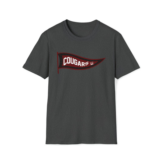 Cougar Pennant - Softstyle T-Shirt