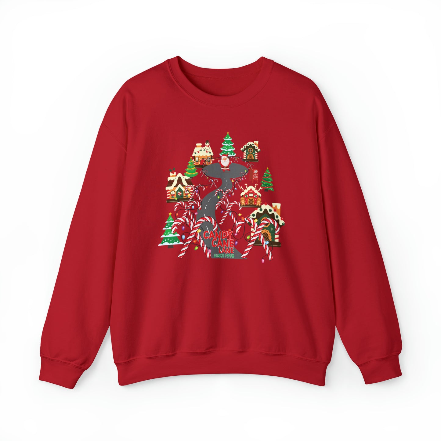 Candy Cane Lane Unisex Heavy Blend™ Crewneck Sweatshirt