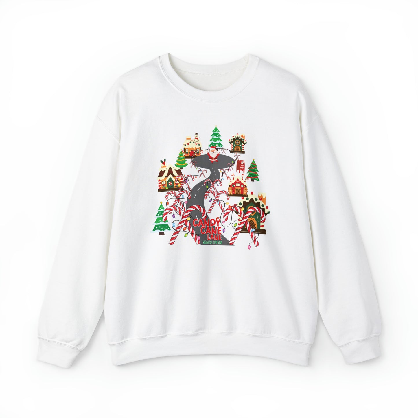 Candy Cane Lane Unisex Heavy Blend™ Crewneck Sweatshirt