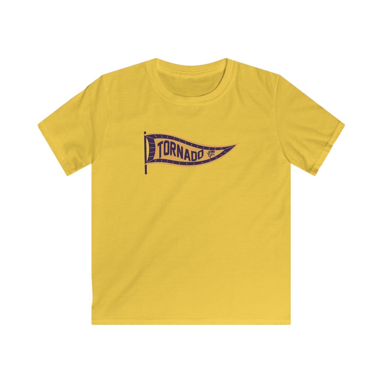 Tornado Pennant - Kids Softstyle Tee