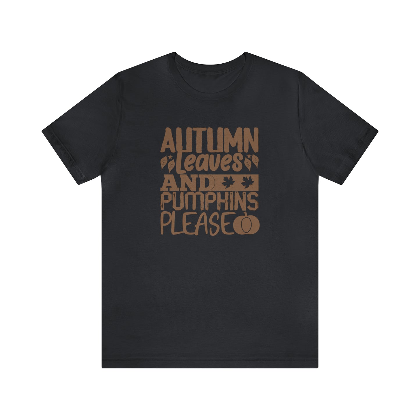 Autumn Leaves T-shirt - Bella Canvas Short Sleeve Tee