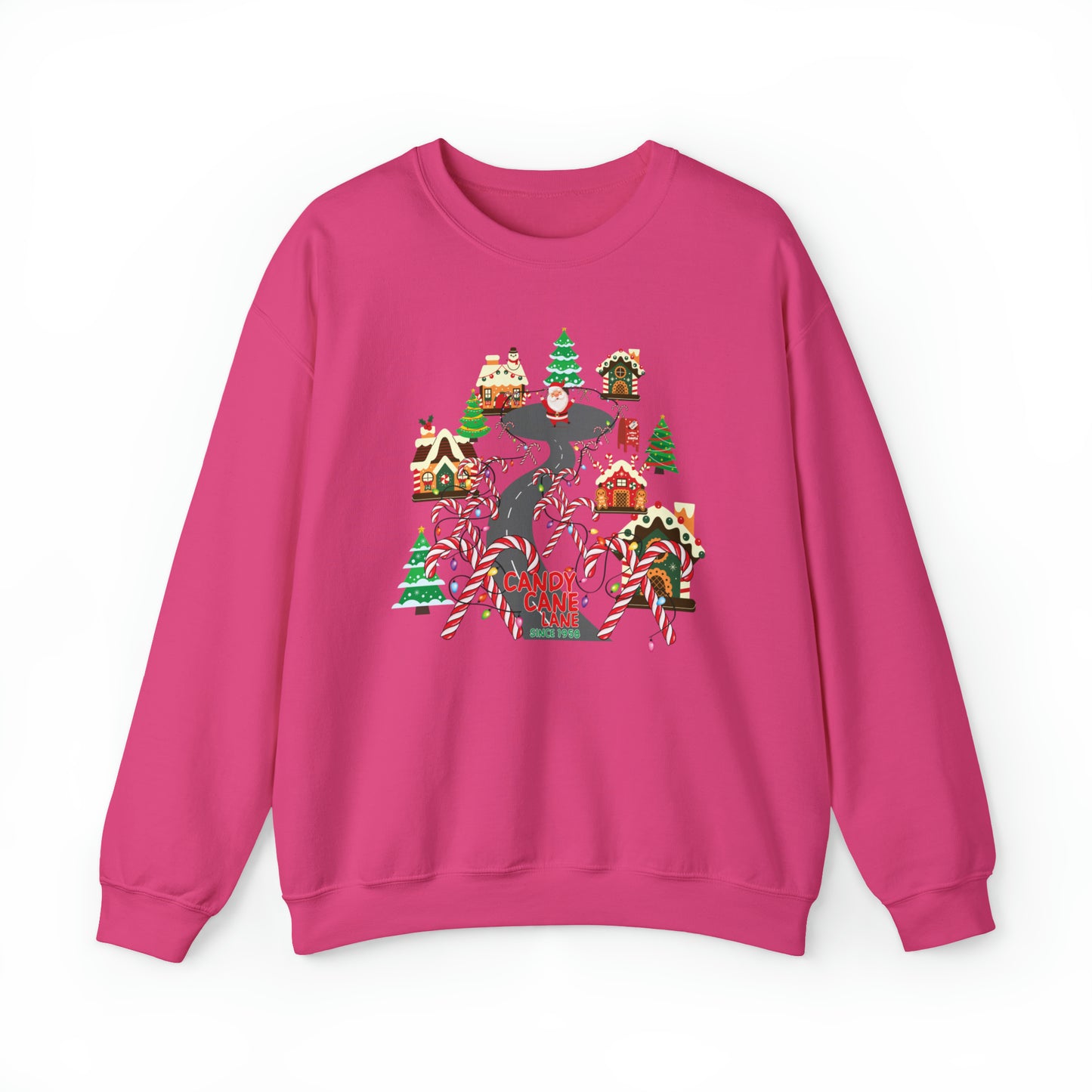 Candy Cane Lane Unisex Heavy Blend™ Crewneck Sweatshirt