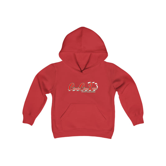 Candy Cane Lane 1- Youth Heavy Blend Hooded Sweatshirt