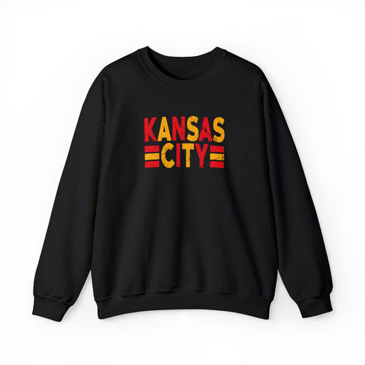 Kansas City Distressed - Crewneck Sweatshirt