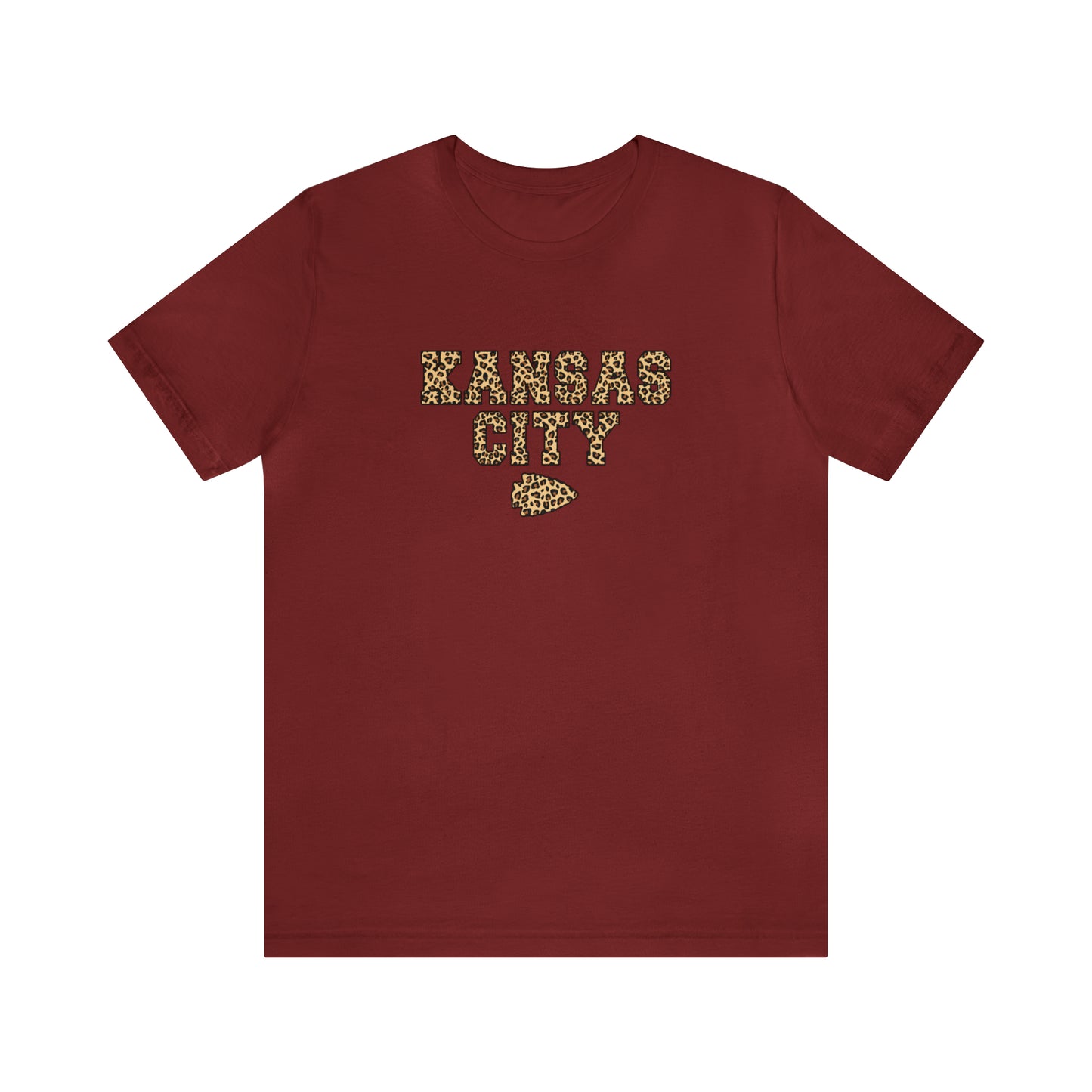 Kansas City Leopard - Bella Canvas Short Sleeve Tee