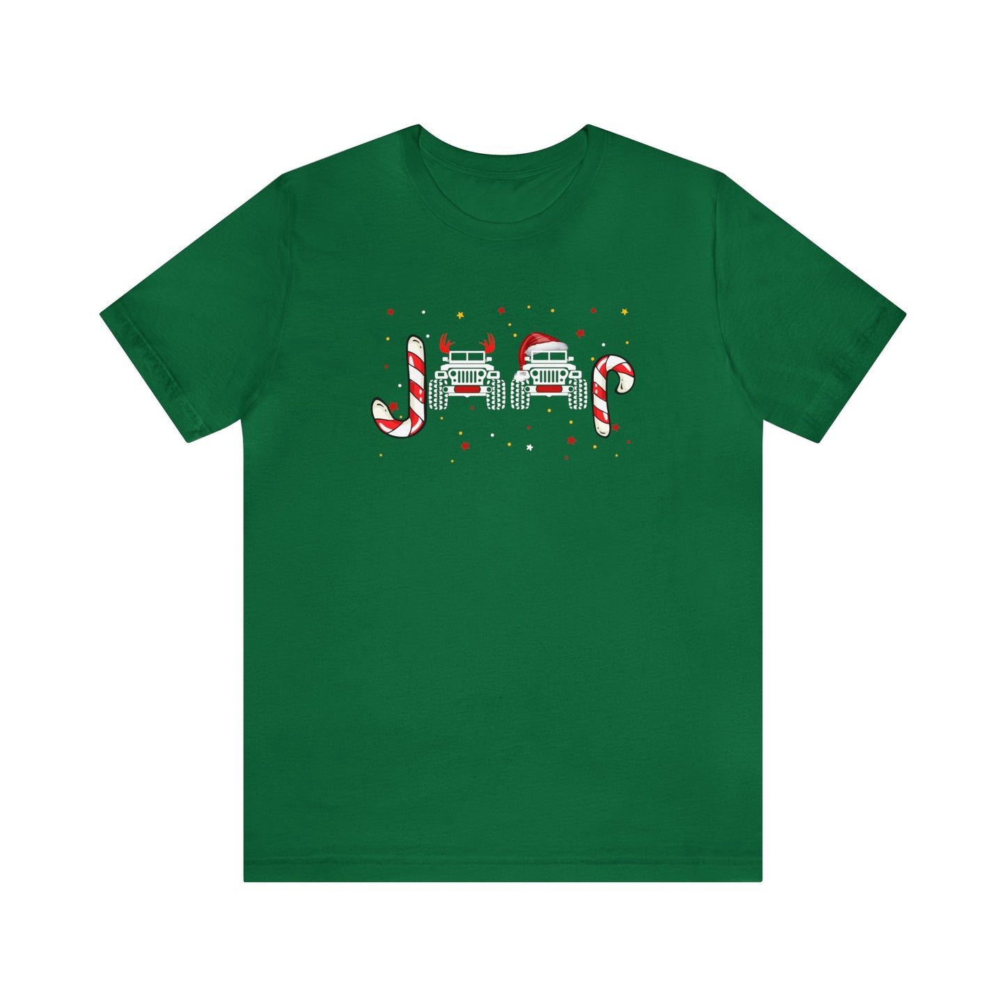 Jeep Christmas - Bella + Canvas Unisex Jersey Short Sleeve Tee